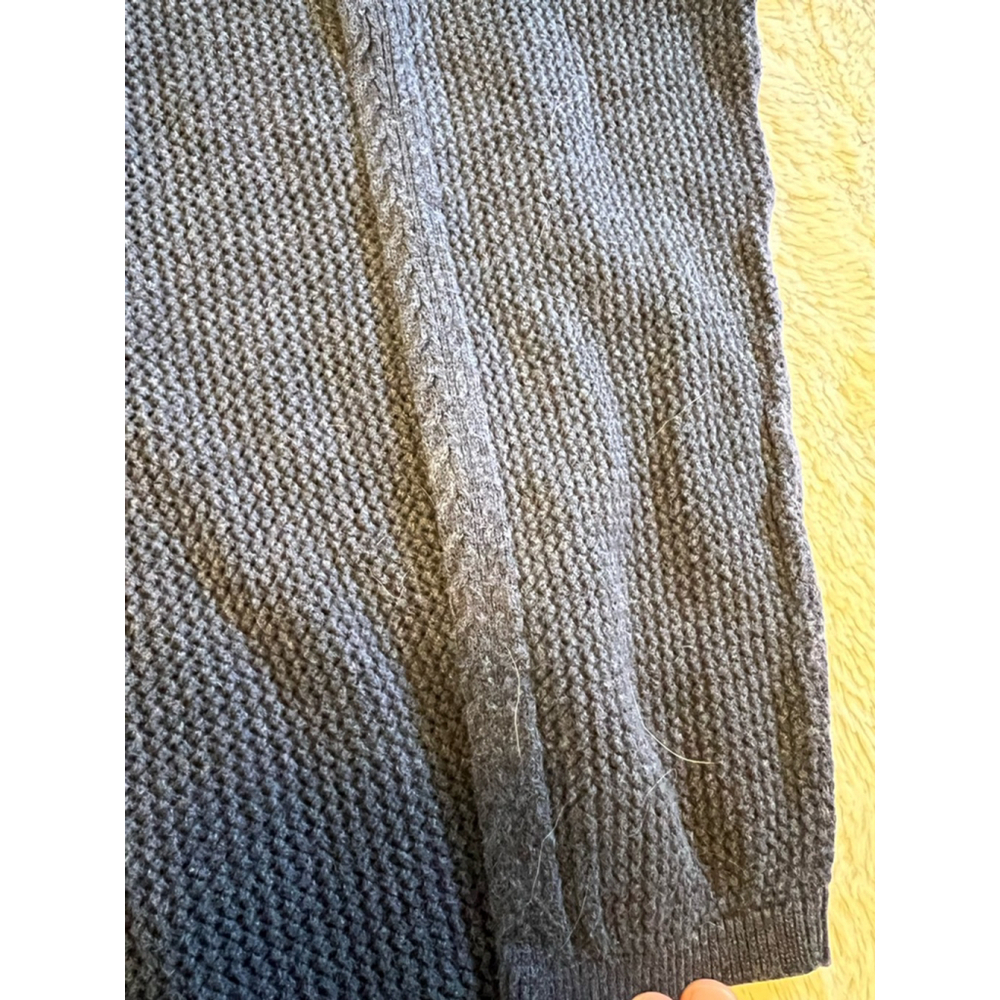 Vintage Pendleton Long Sleeve Cotton Knit Dark Blue Sweater Womens Size Large - Picture 9 of 16